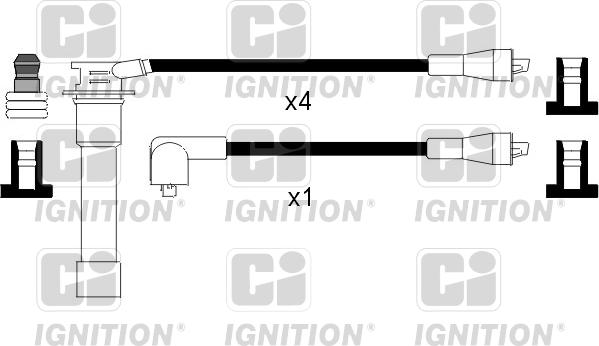 Quinton Hazell XC446 - Комплект проводів запалювання autocars.com.ua