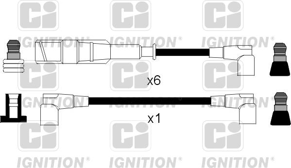 Quinton Hazell XC462 - Комплект проводів запалювання autocars.com.ua