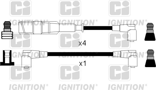 Quinton Hazell XC463 - Комплект проводів запалювання autocars.com.ua