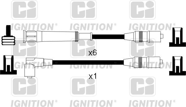 Quinton Hazell XC469 - Комплект проводів запалювання autocars.com.ua