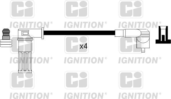 Quinton Hazell XC558 - Комплект проводов зажигания avtokuzovplus.com.ua