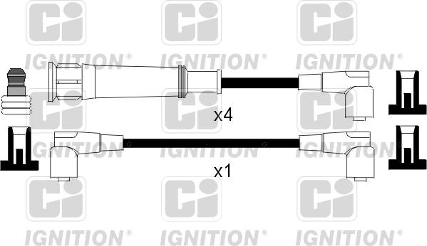 Quinton Hazell XC561 - Комплект проводів запалювання autocars.com.ua