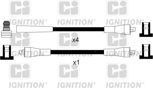 Quinton Hazell XC564 - Комплект проводов зажигания avtokuzovplus.com.ua