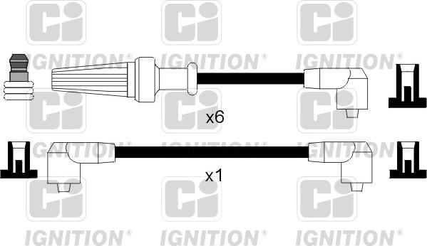 Quinton Hazell XC576 - Комплект проводів запалювання autocars.com.ua