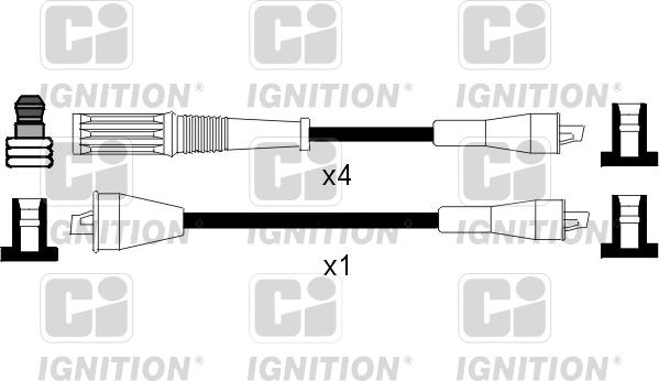 Quinton Hazell XC583 - Комплект проводов зажигания avtokuzovplus.com.ua