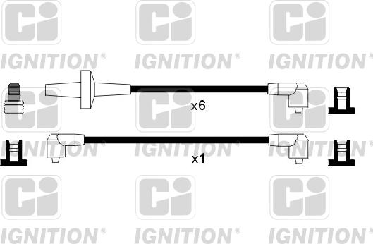 Quinton Hazell XC585 - Комплект проводів запалювання autocars.com.ua