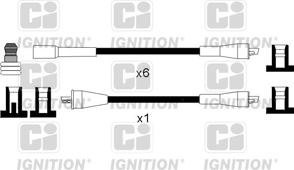 Quinton Hazell XC589 - Комплект проводів запалювання autocars.com.ua