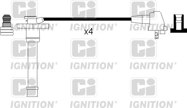 Quinton Hazell XC627 - Комплект проводов зажигания autodnr.net