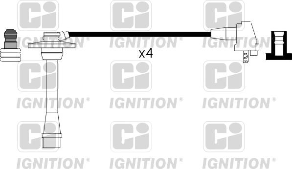 Quinton Hazell XC633 - Комплект проводів запалювання autocars.com.ua