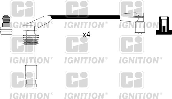Quinton Hazell XC647 - Комплект проводів запалювання autocars.com.ua