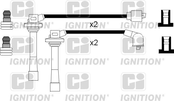 Quinton Hazell XC653 - Комплект проводів запалювання autocars.com.ua