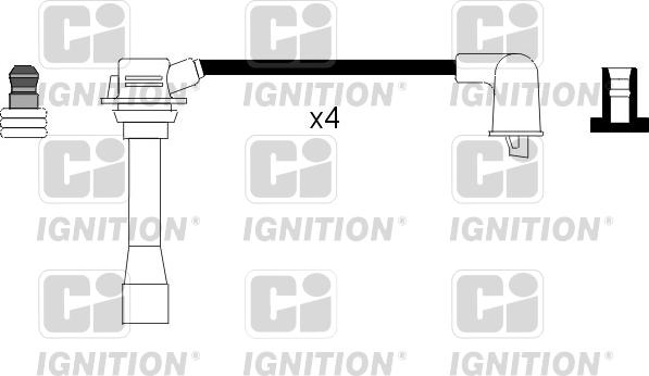 Quinton Hazell XC655 - Комплект проводов зажигания avtokuzovplus.com.ua