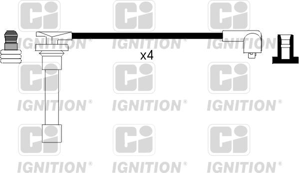 Quinton Hazell XC665 - Комплект проводов зажигания avtokuzovplus.com.ua