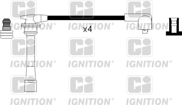 Quinton Hazell XC677 - Комплект проводів запалювання autocars.com.ua