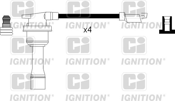 Quinton Hazell XC678 - Комплект проводів запалювання autocars.com.ua