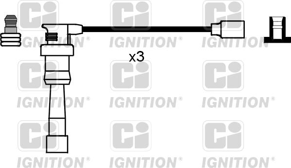 Quinton Hazell XC683 - Комплект проводов зажигания autodnr.net
