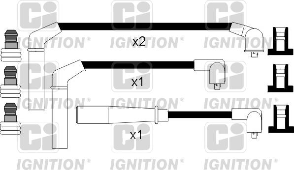 Quinton Hazell XC693 - Комплект проводів запалювання autocars.com.ua