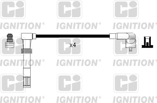 Quinton Hazell XC717 - Комплект проводов зажигания avtokuzovplus.com.ua