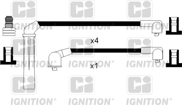 Quinton Hazell XC773 - Комплект проводів запалювання autocars.com.ua