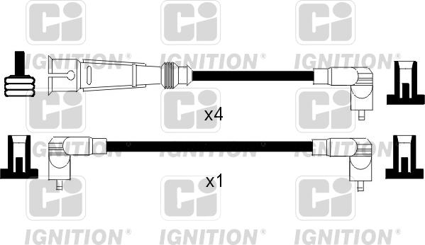Quinton Hazell XC774 - Комплект проводів запалювання autocars.com.ua