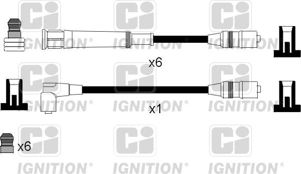 Quinton Hazell XC776 - Комплект проводів запалювання autocars.com.ua