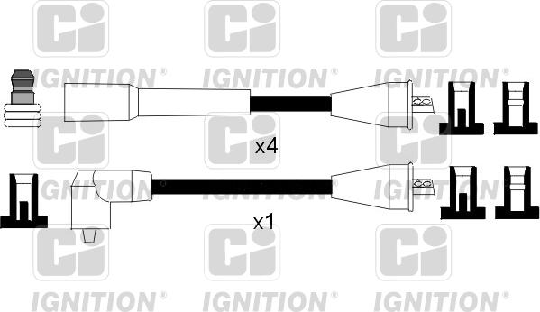 Quinton Hazell XC778 - Комплект проводів запалювання autocars.com.ua