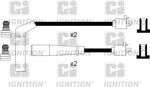 Quinton Hazell XC781 - Комплект проводов зажигания autodnr.net