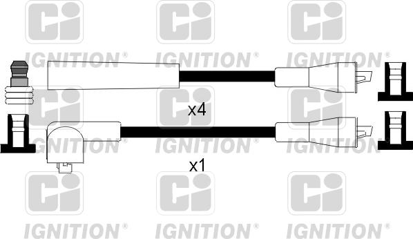 Quinton Hazell XC786 - Комплект проводов зажигания autodnr.net