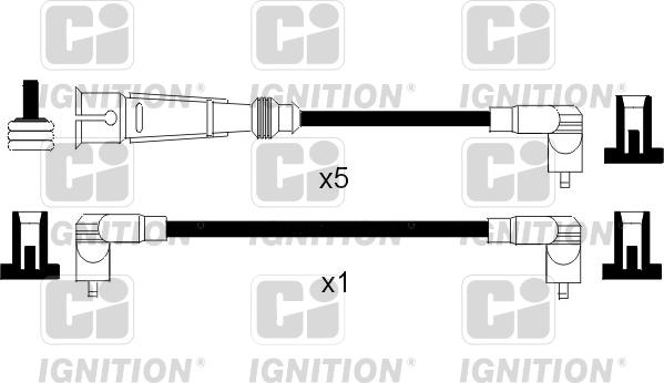 Quinton Hazell XC788 - Комплект проводов зажигания autodnr.net