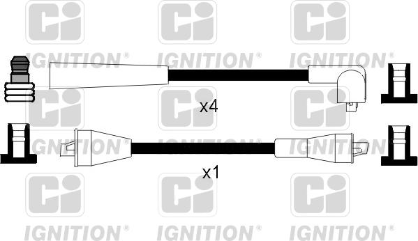 Quinton Hazell XC791 - Комплект проводів запалювання autocars.com.ua