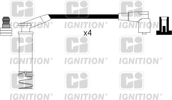 Quinton Hazell XC795 - Комплект проводів запалювання autocars.com.ua