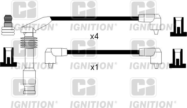 Quinton Hazell XC797 - Комплект проводов зажигания autodnr.net