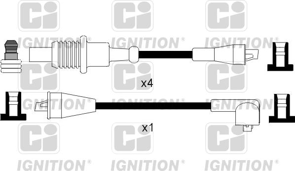 Quinton Hazell XC798 - Комплект проводів запалювання autocars.com.ua