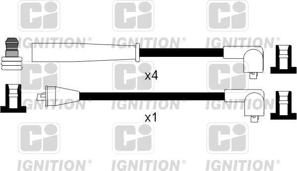 Quinton Hazell XC799 - Комплект проводів запалювання autocars.com.ua