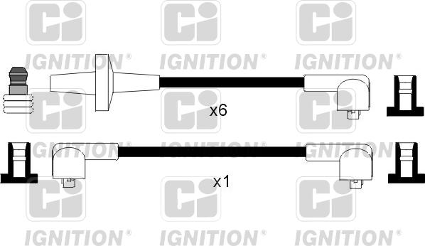 Quinton Hazell XC803 - Комплект проводів запалювання autocars.com.ua