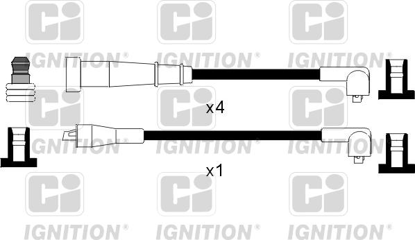 Quinton Hazell XC810 - Комплект проводов зажигания avtokuzovplus.com.ua