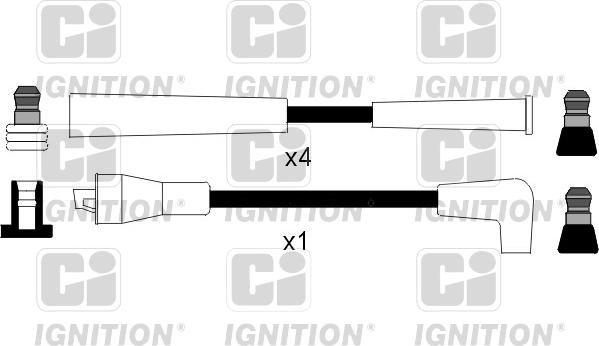 Quinton Hazell XC817 - Комплект проводів запалювання autocars.com.ua