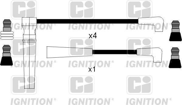 Quinton Hazell XC820 - Комплект проводов зажигания autodnr.net