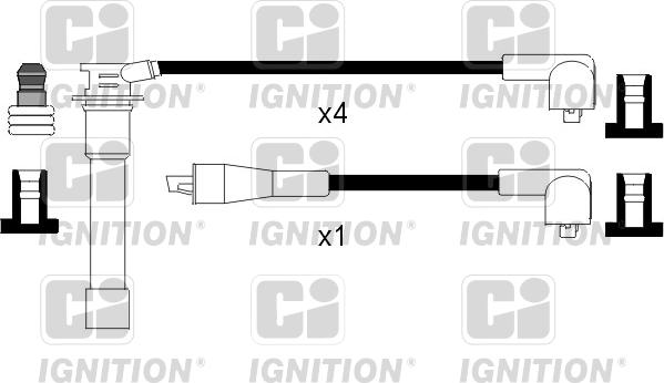 Quinton Hazell XC821 - Комплект проводів запалювання autocars.com.ua