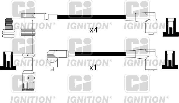 Quinton Hazell XC826 - Комплект проводов зажигания autodnr.net