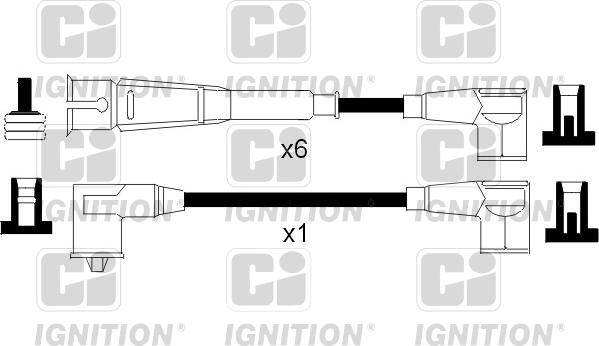 Quinton Hazell XC830 - Комплект проводів запалювання autocars.com.ua