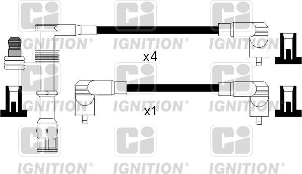 Quinton Hazell XC841 - Комплект проводов зажигания autodnr.net