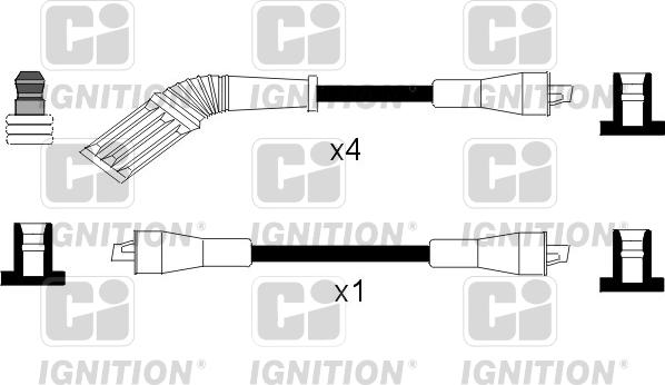 Quinton Hazell XC844 - Комплект проводів запалювання autocars.com.ua