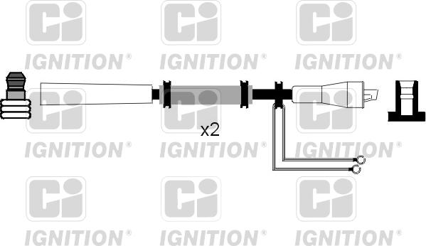 Quinton Hazell XC854 - Комплект проводів запалювання autocars.com.ua