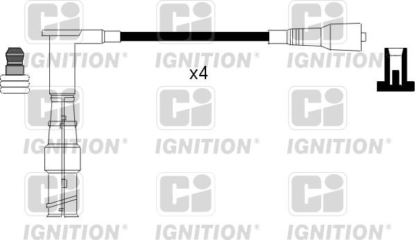 Quinton Hazell XC858 - Комплект проводов зажигания avtokuzovplus.com.ua