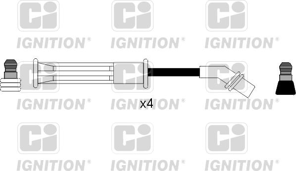 Quinton Hazell XC871 - Комплект проводів запалювання autocars.com.ua