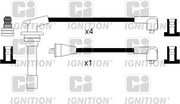 Quinton Hazell XC873 - Комплект проводов зажигания autodnr.net