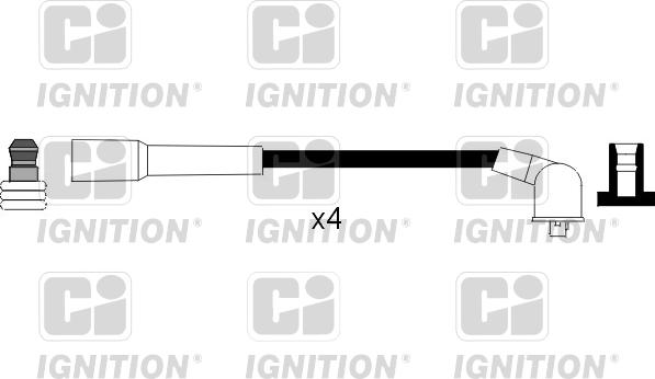 Quinton Hazell XC876 - Комплект проводів запалювання autocars.com.ua