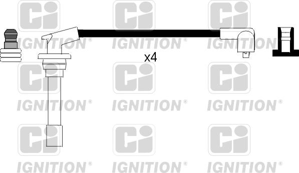 Quinton Hazell XC879 - Комплект проводов зажигания autodnr.net