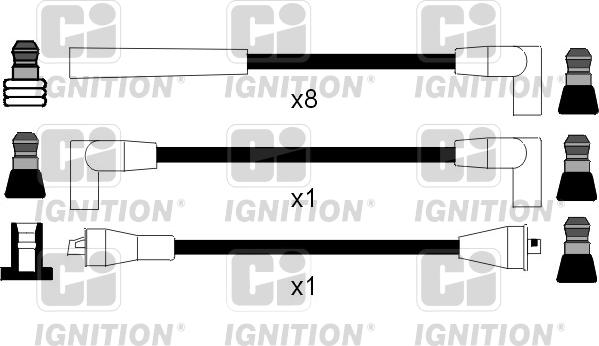 Quinton Hazell XC887 - Комплект проводів запалювання autocars.com.ua